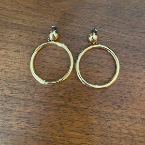 Jcrew gold dangle earrings